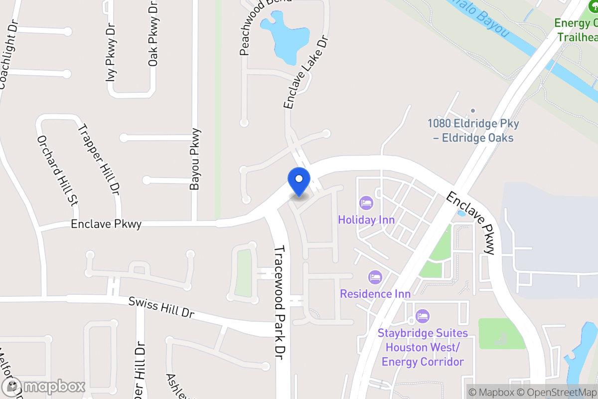 Map of 1014 Enclave Sq N, Houston