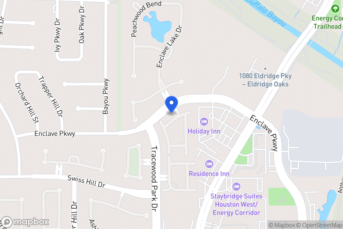 Map of 1026 Enclave Sq N, Houston