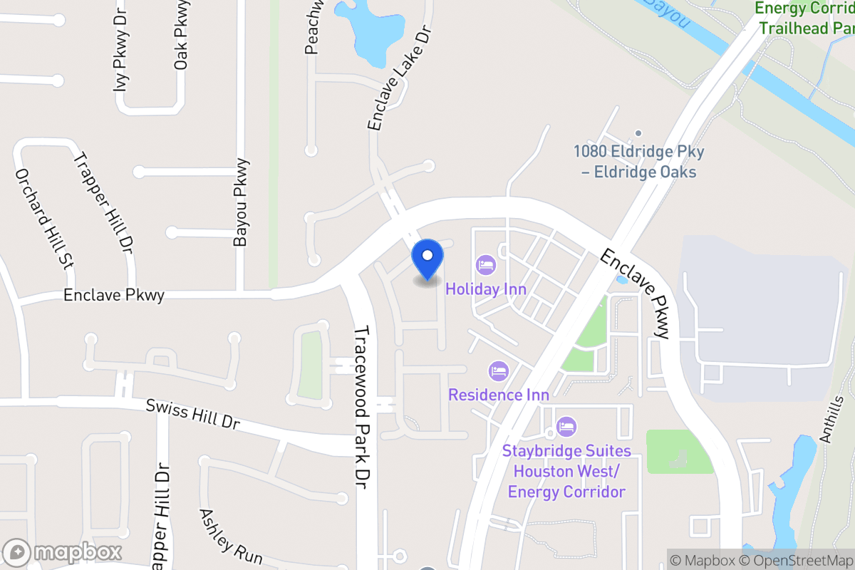 Map of 1122 Enclave Sq E, Houston