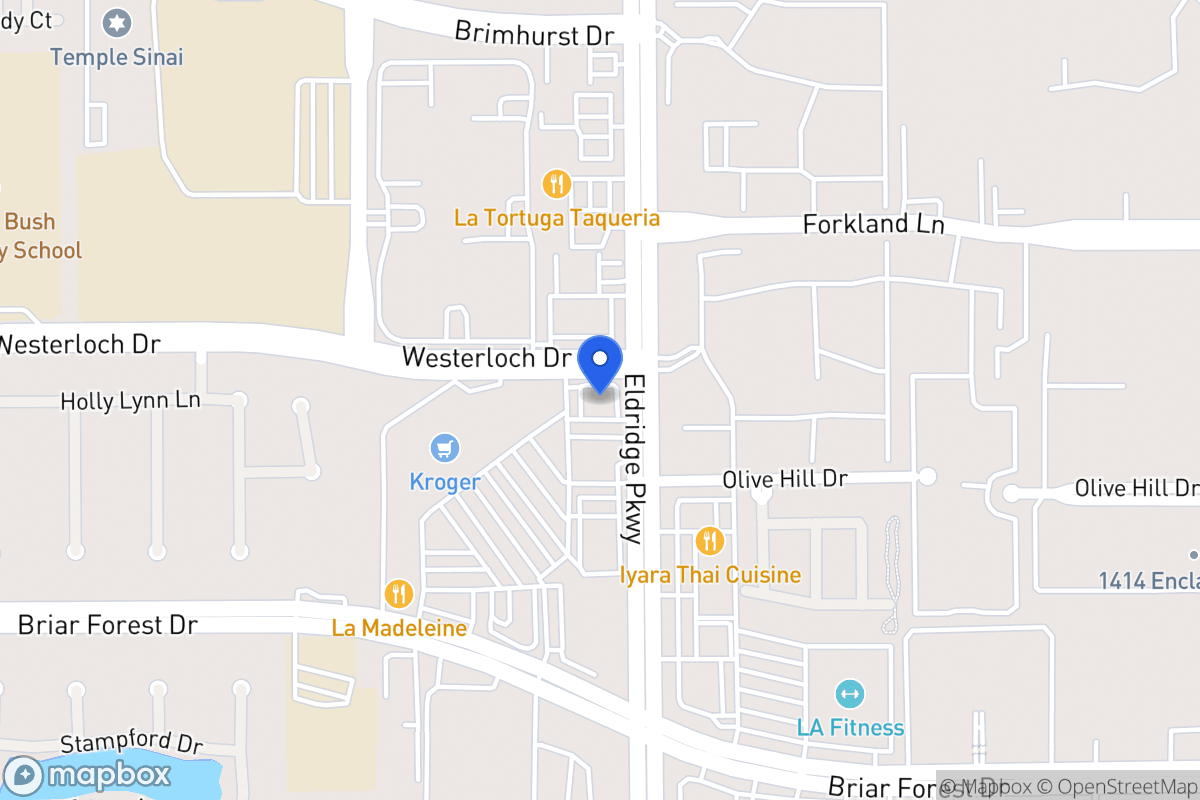 Map of 1502 Eldridge Pky, Houston