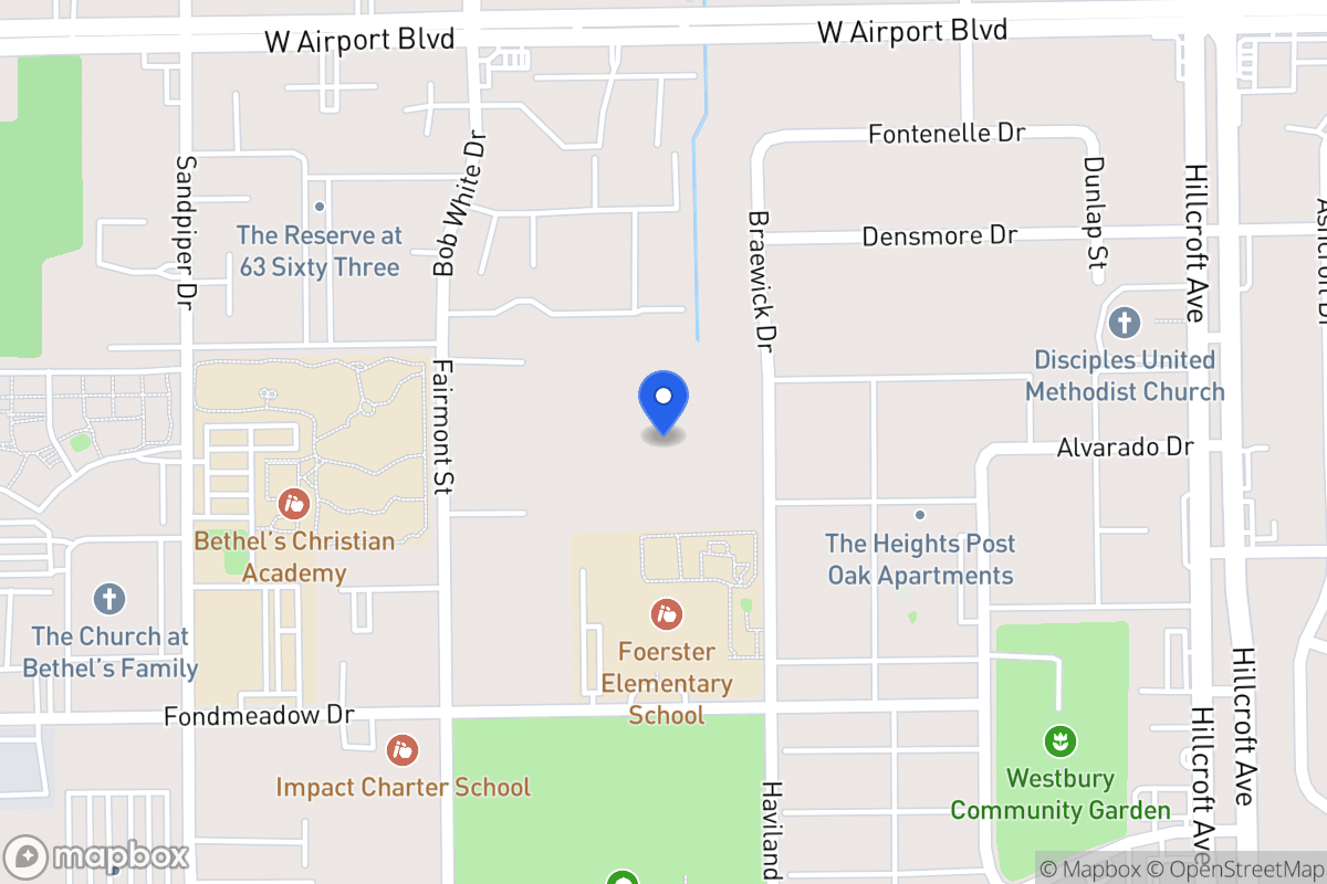 Map of Havland St, Houston