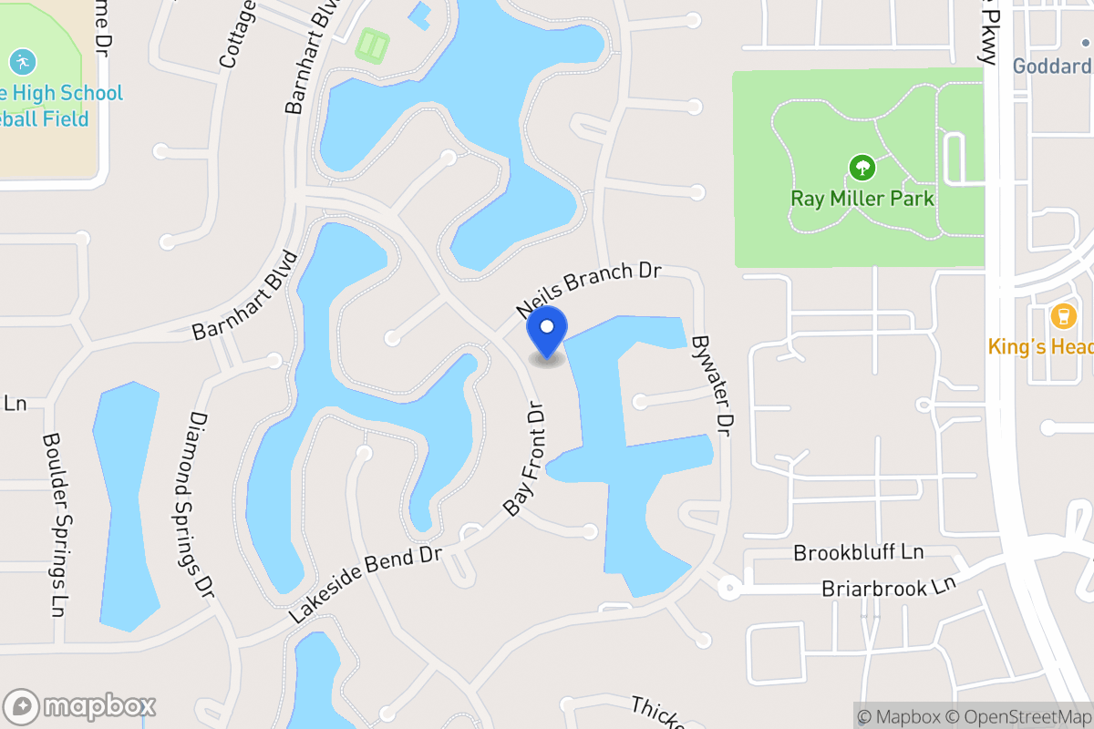 Map of 13714 Bay Front Dr, Houston