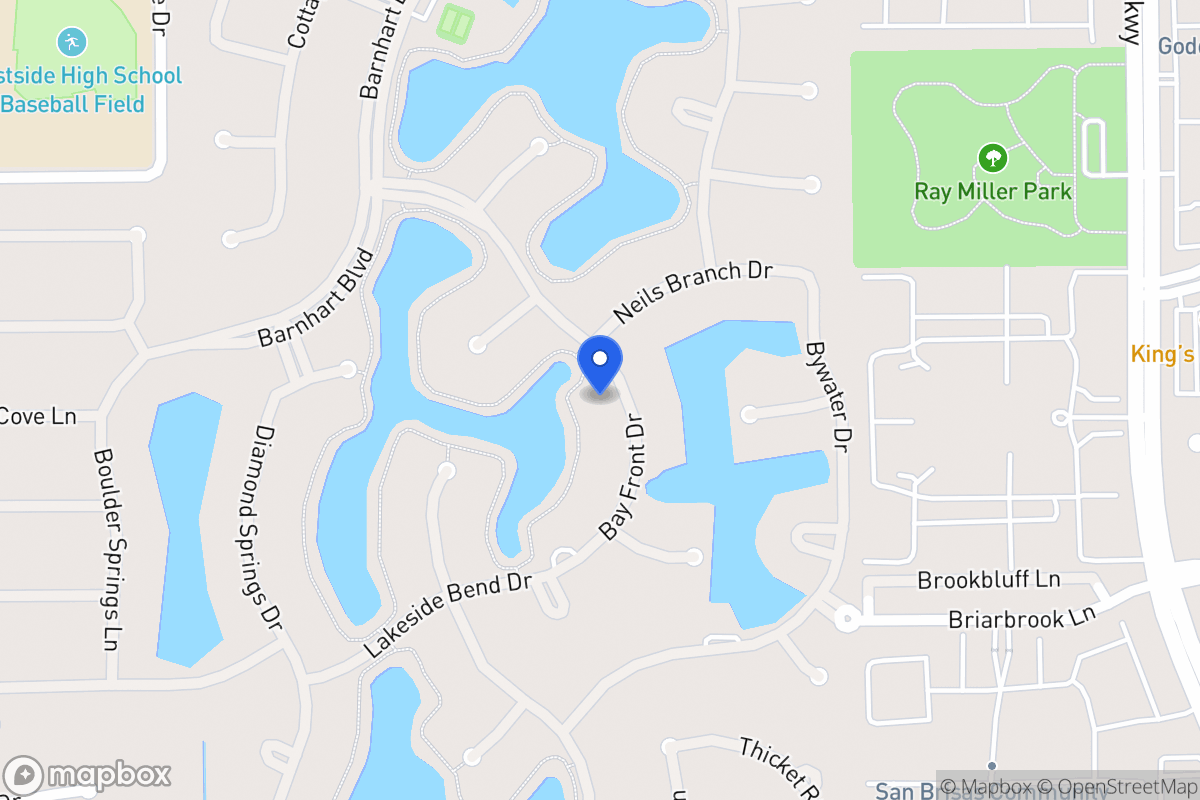 Map of 13711 Bay Front Dr, Houston
