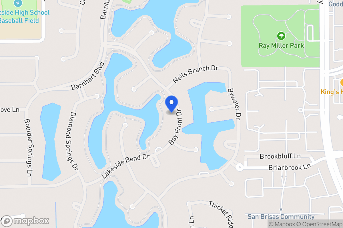 Map of 13703 Bay Front Dr, Houston