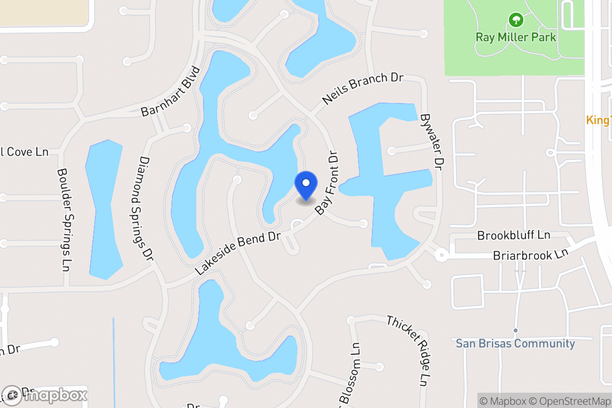 Map of 13625 Bay Front Dr, Houston