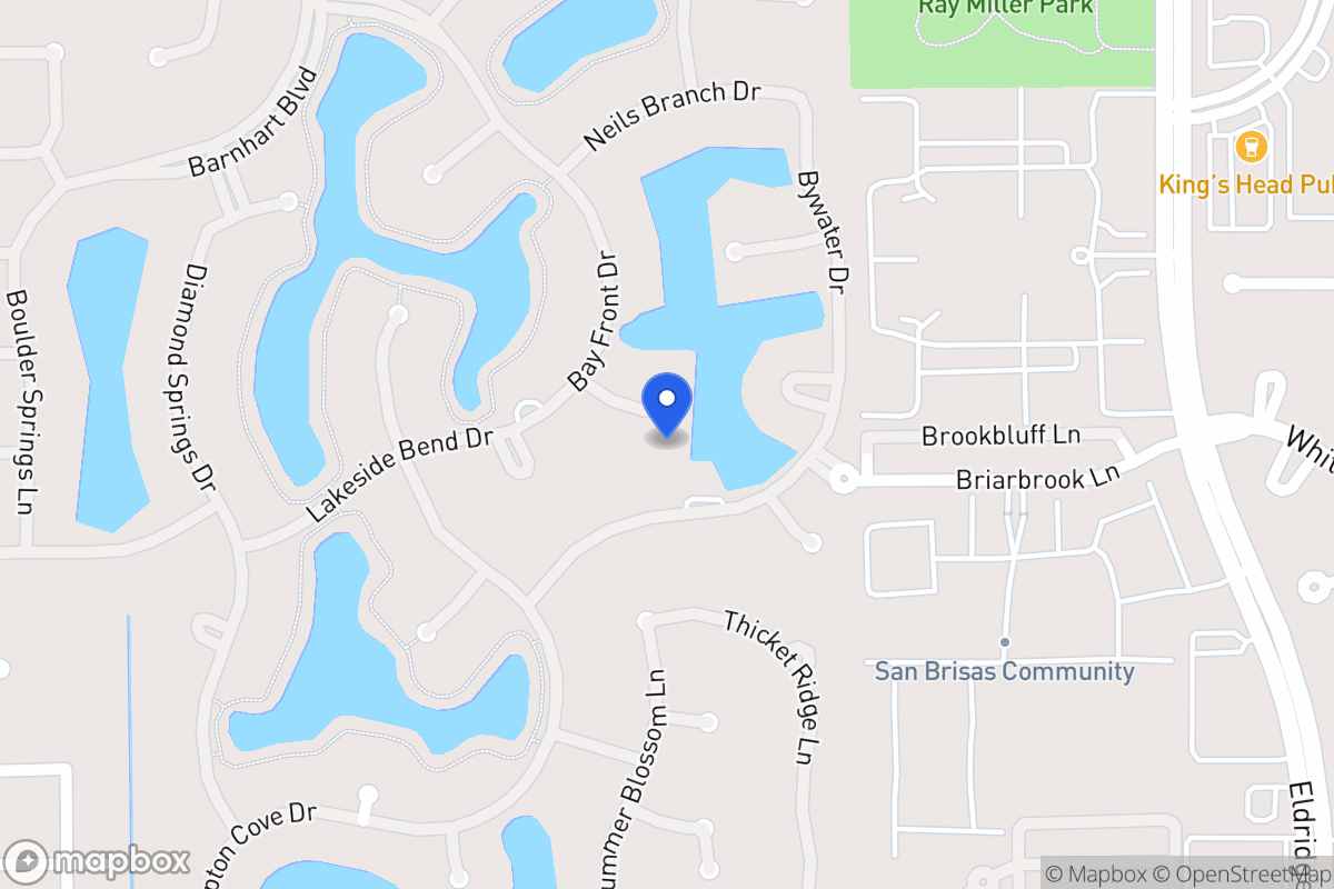 Map of 2114 Water Canyon Ct, Houston