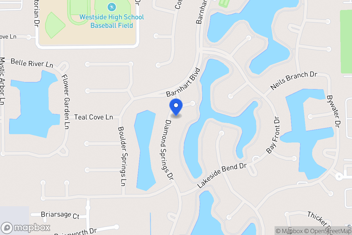 Map of 2015 Diamond Springs Dr, Houston
