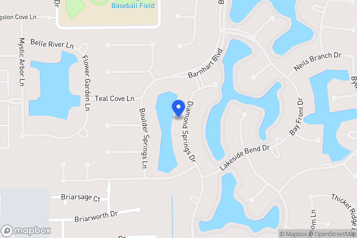 Map of 2030 Diamond Springs Dr, Houston