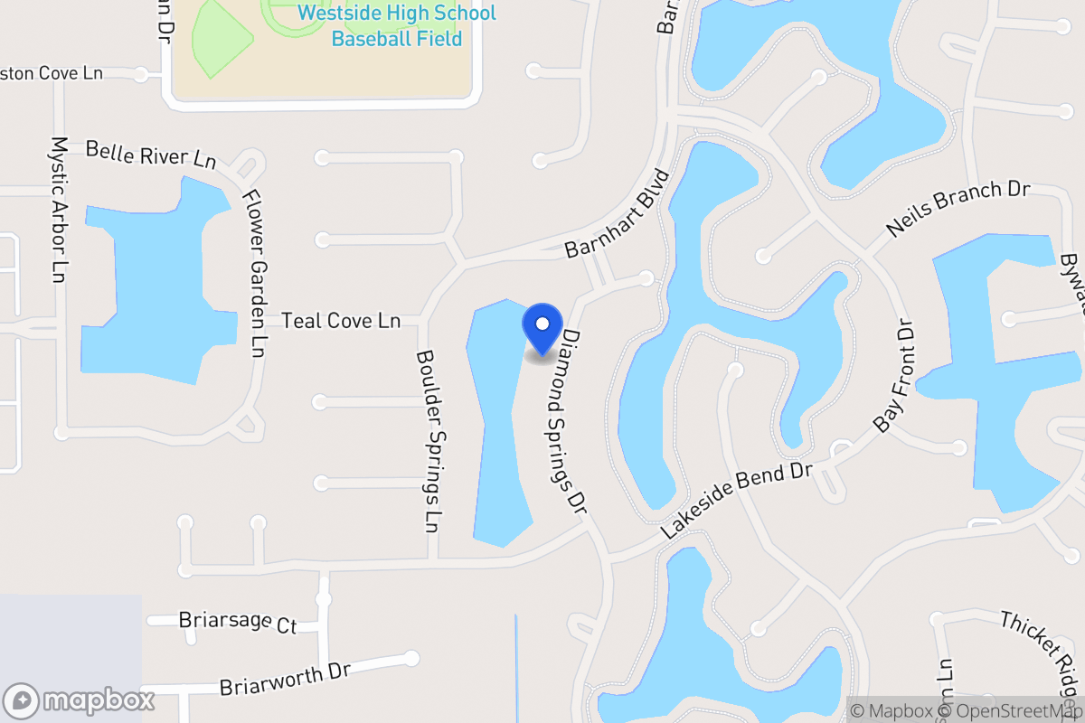 Map of 2026 Diamond Springs Dr, Houston