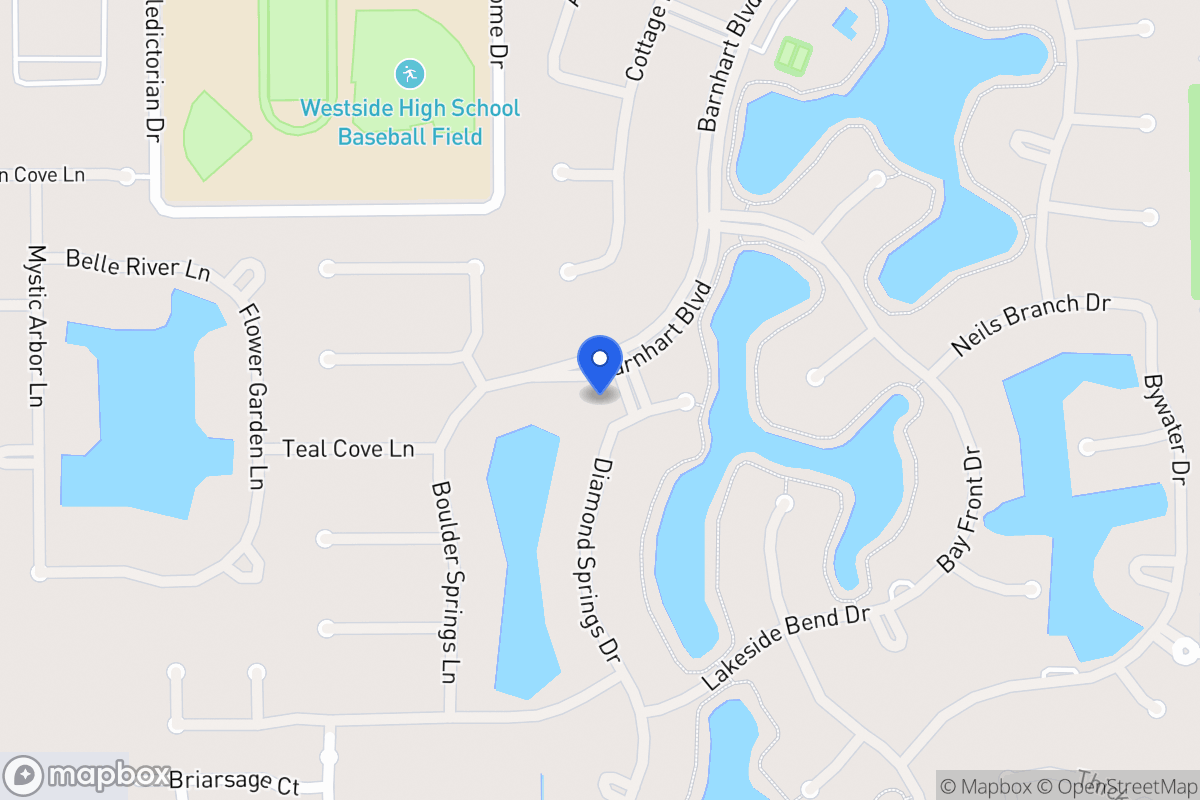 Map of 2010 Diamond Springs Dr, Houston