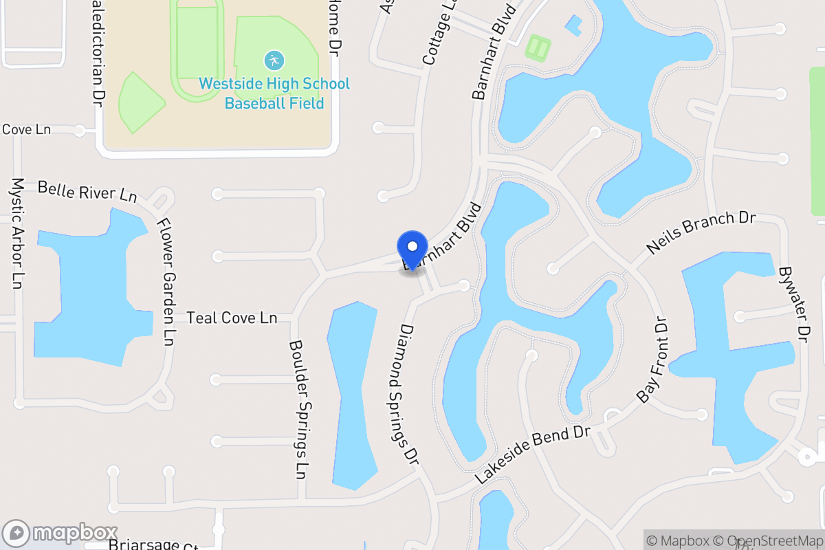 Map of Barnhart Blvd, Houston
