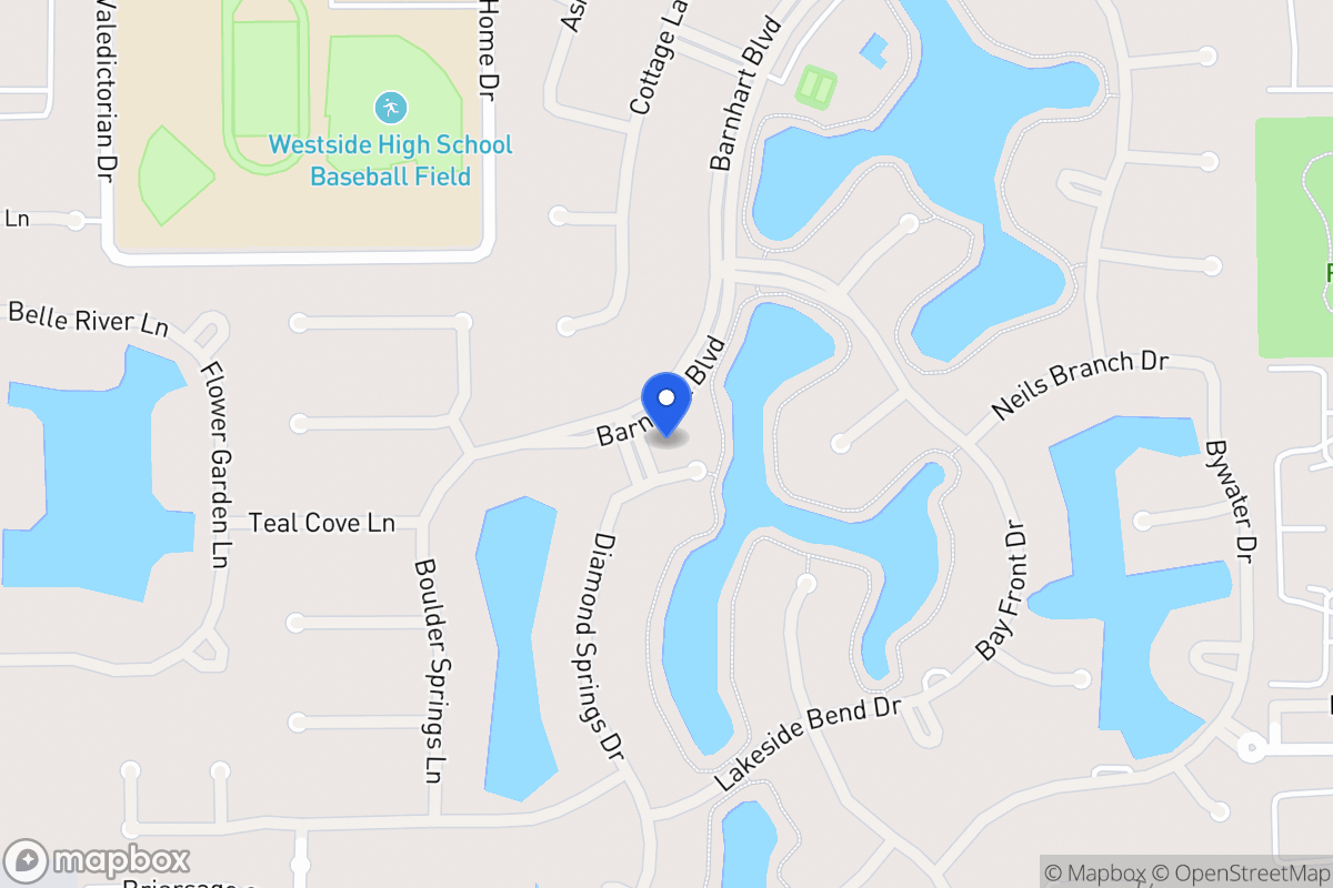 Map of 2006 Diamond Springs Dr, Houston