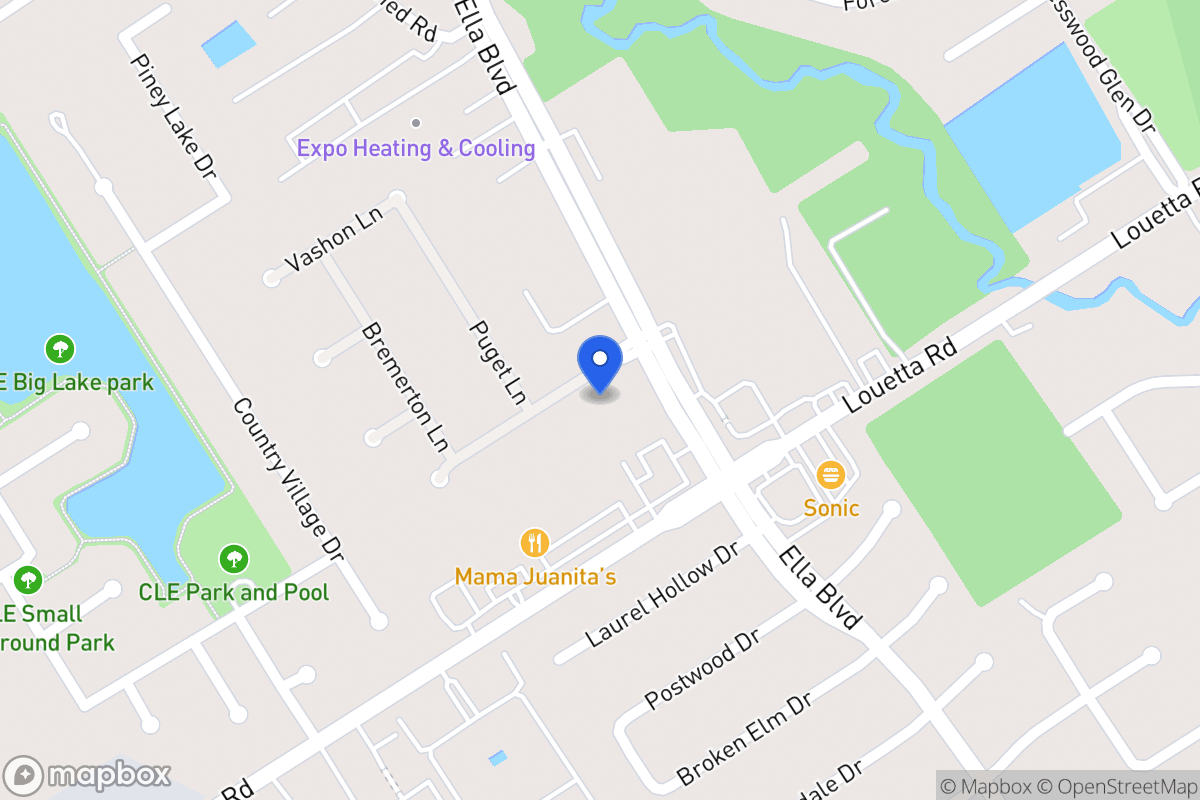 Map of 3607 Bainbridge Estates Dr, Spring