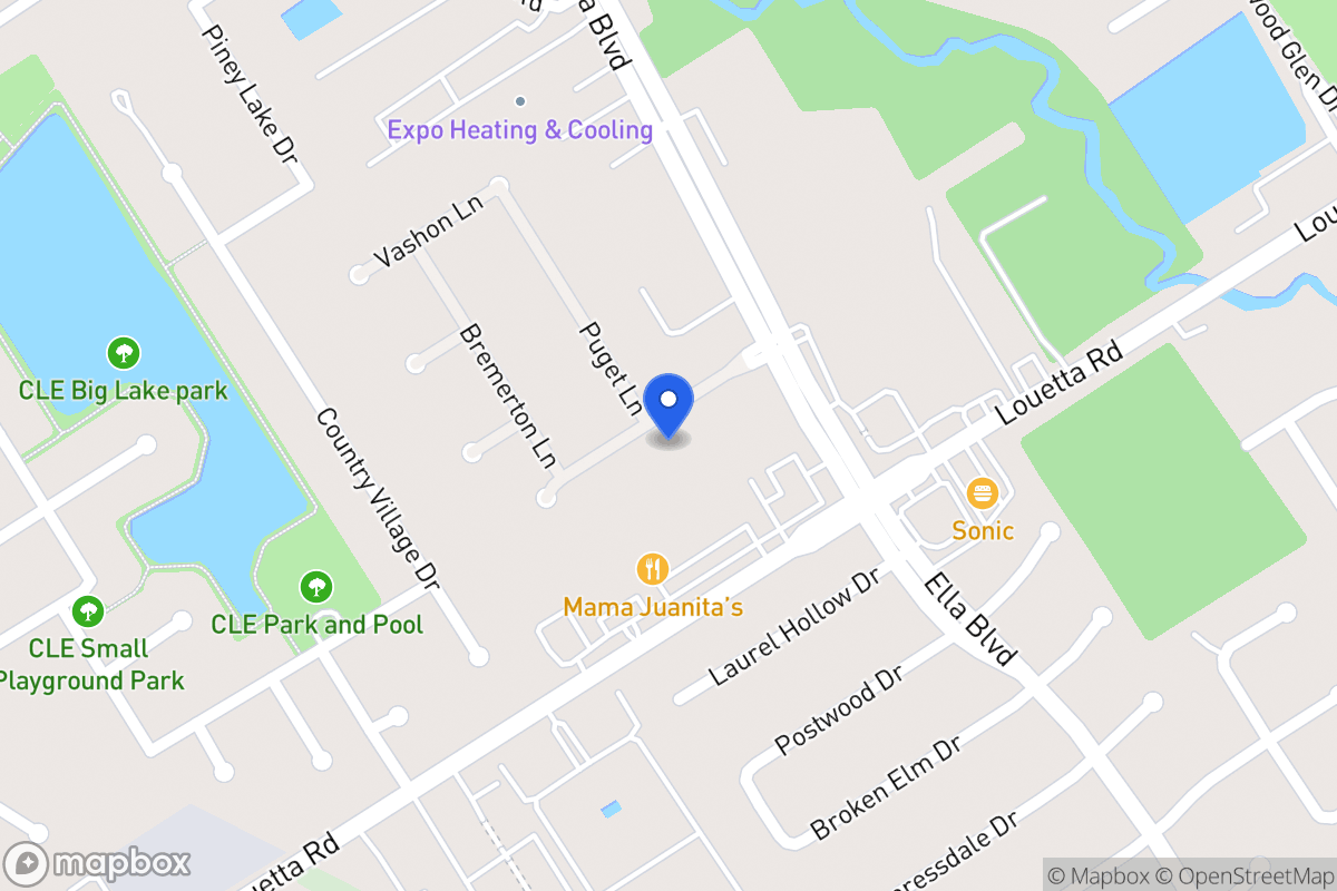 Map of 3615 Bainbridge Estates Dr, Spring