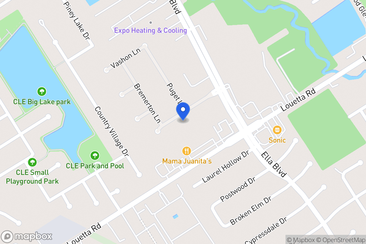 Map of 3619 Bainbridge Estates Dr, Spring