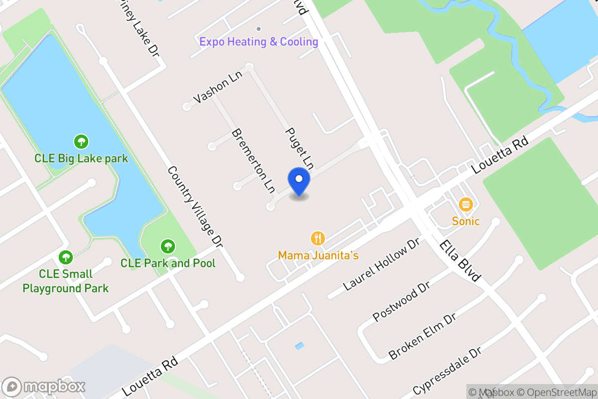 Map of 3623 Bainbridge Estates Dr, Spring