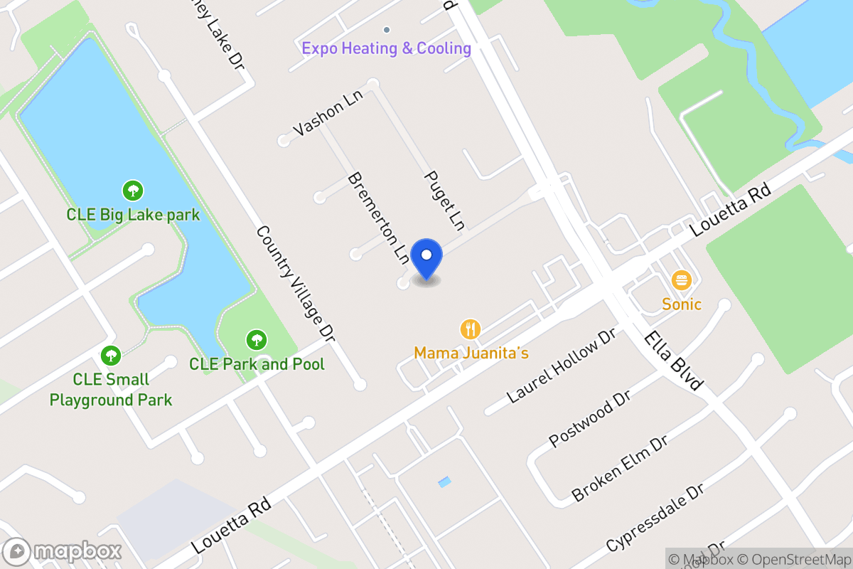 Map of 3627 Bainbridge Estates Dr, Spring