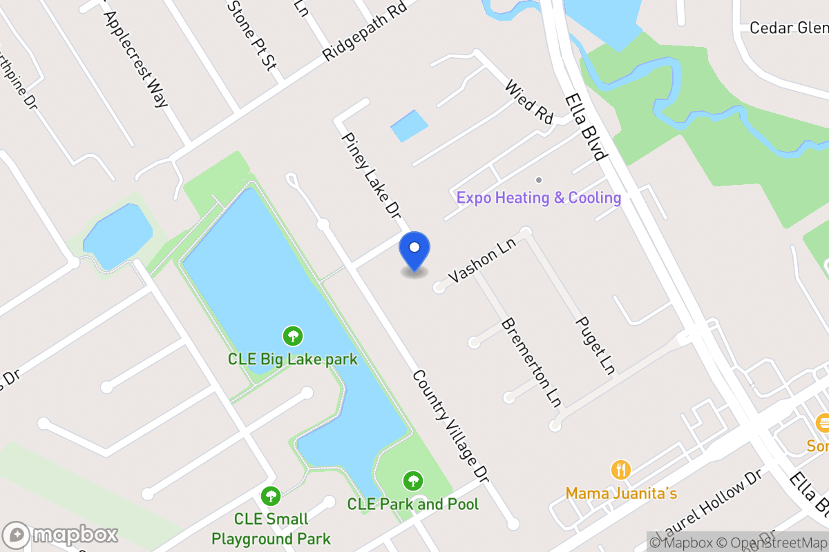 Map of 3626 Vashon Ln, Spring