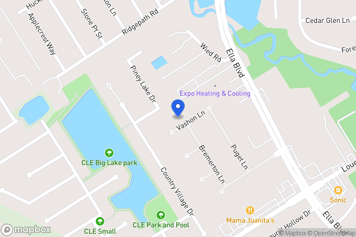 Map of 3618 Vashon Ln, Spring