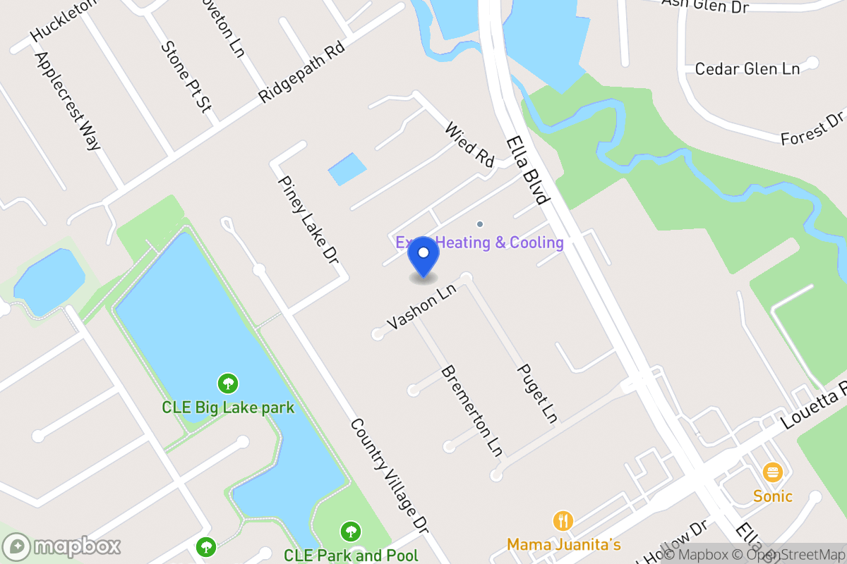 Map of 3610 Vashon Ln, Spring