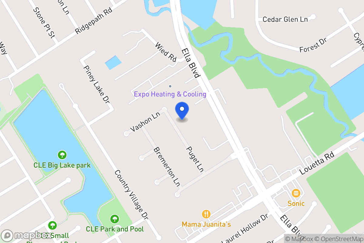 Map of 19410 Puget Ln, Spring