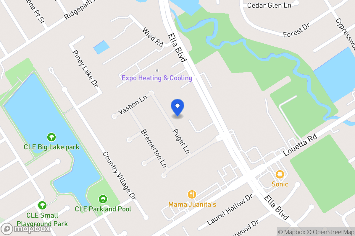 Map of 19402 Puget Ln, Spring