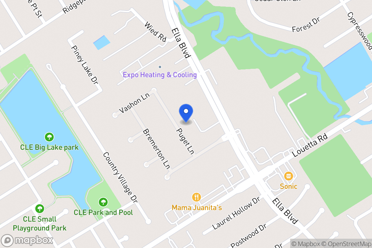 Map of 19314 Puget Ln, Spring