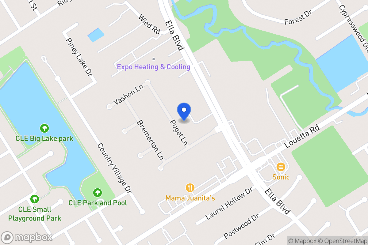 Map of 19310 Puget Ln, Spring