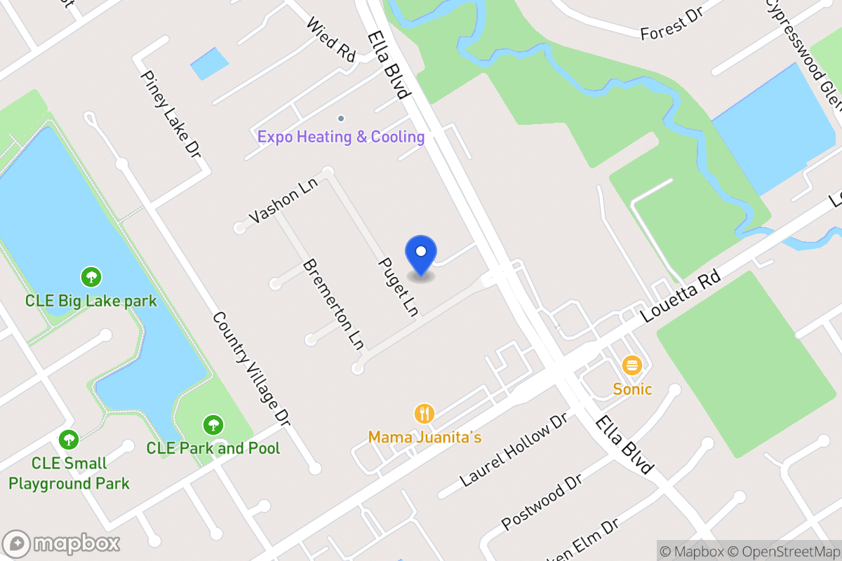 Map of 19306 Puget Ln, Spring