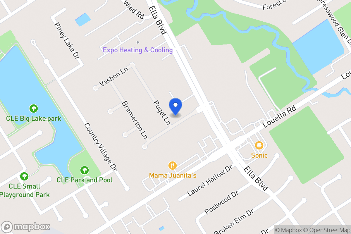 Map of 19302 Puget Ln, Spring