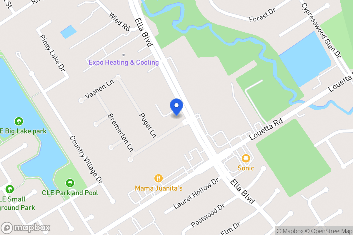 Map of 3602 Bainbridge Estates Dr, Spring