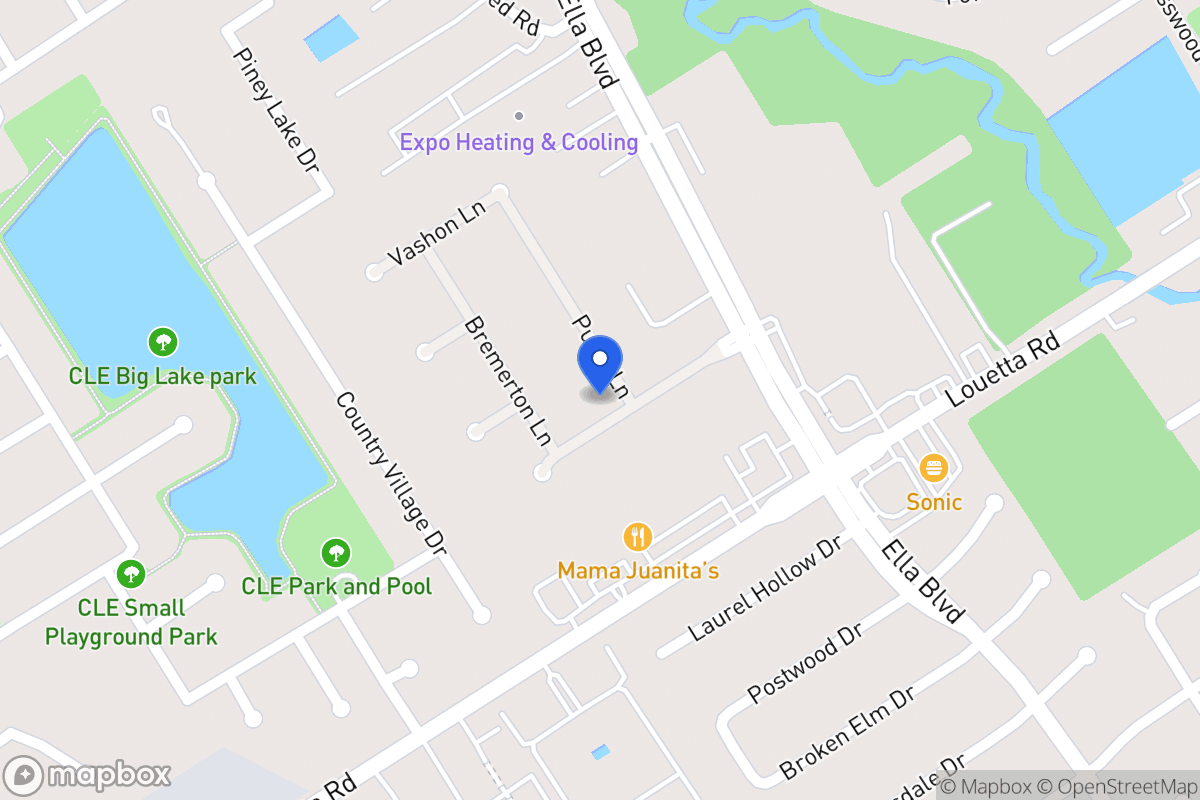 Map of 19303 Puget Ln, Spring