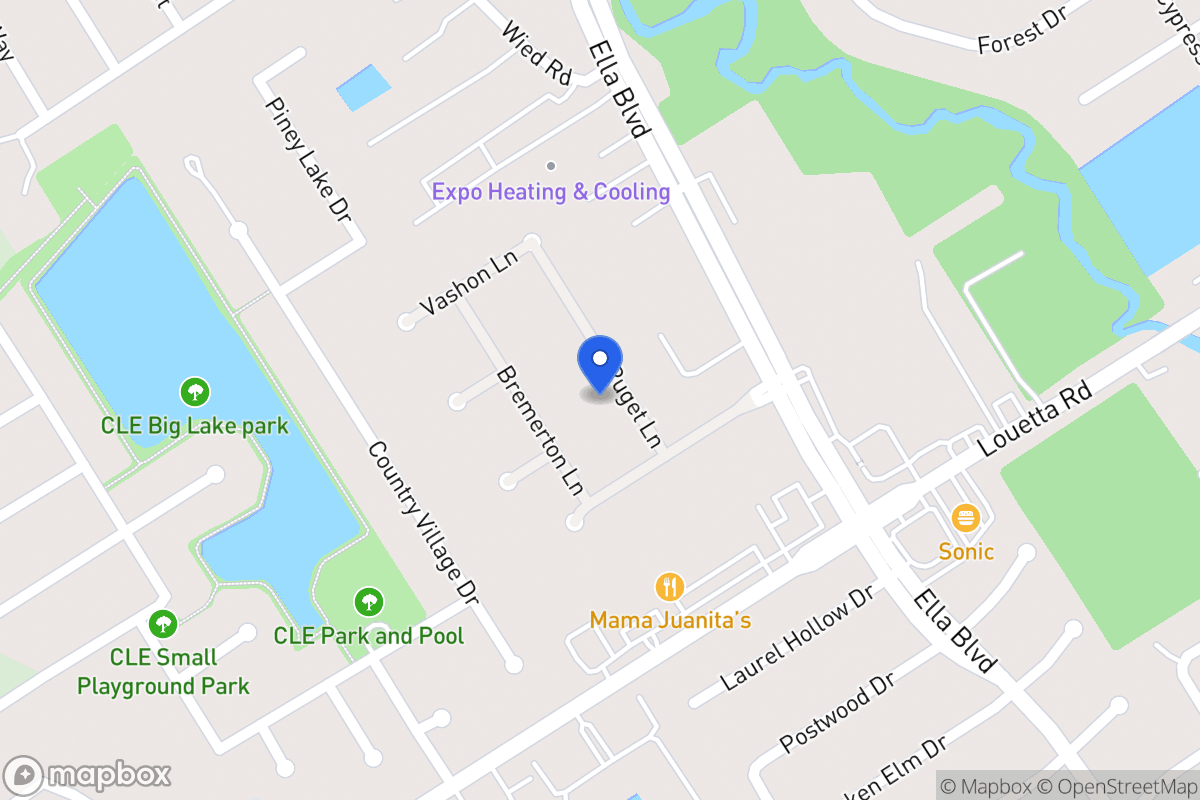 Map of 19311 Puget Ln, Spring
