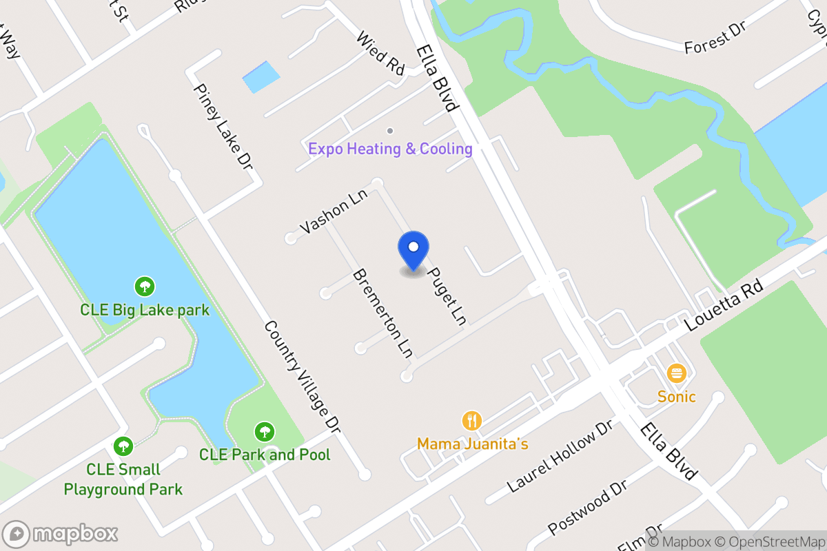 Map of 19315 Puget Ln, Spring