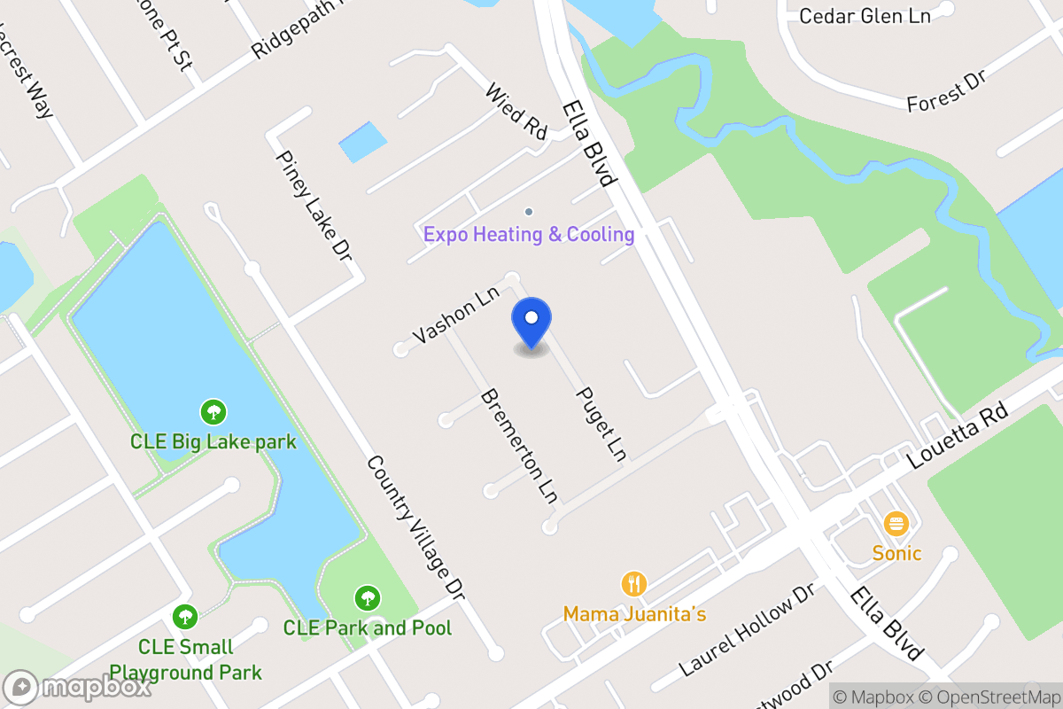 Map of 19407 Puget Ln, Spring