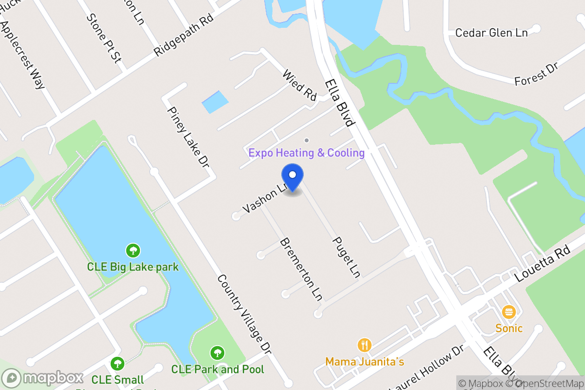 Map of 19415 Puget Ln, Spring