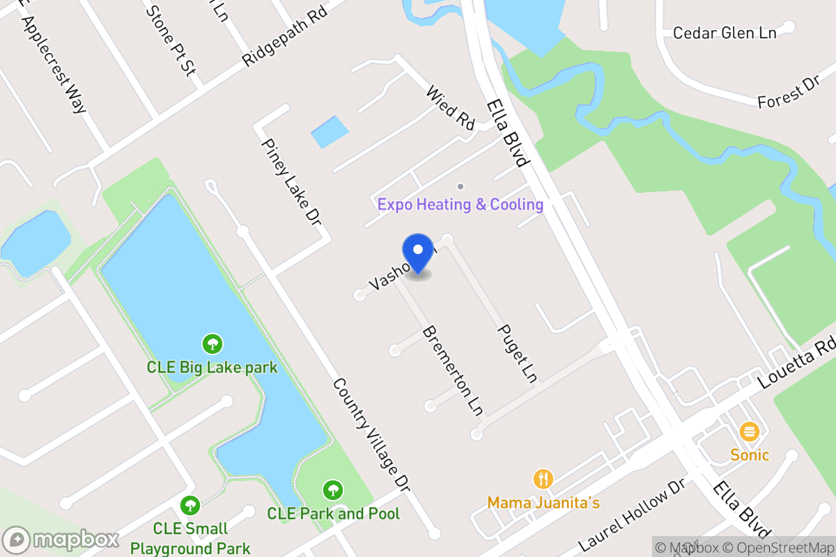 Map of 19414 Bremerton Ln, Spring