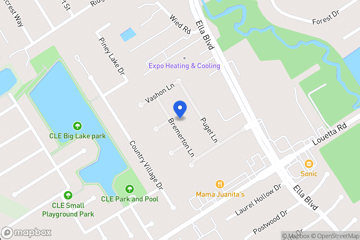 Map of 19402 Bremerton Ln, Spring