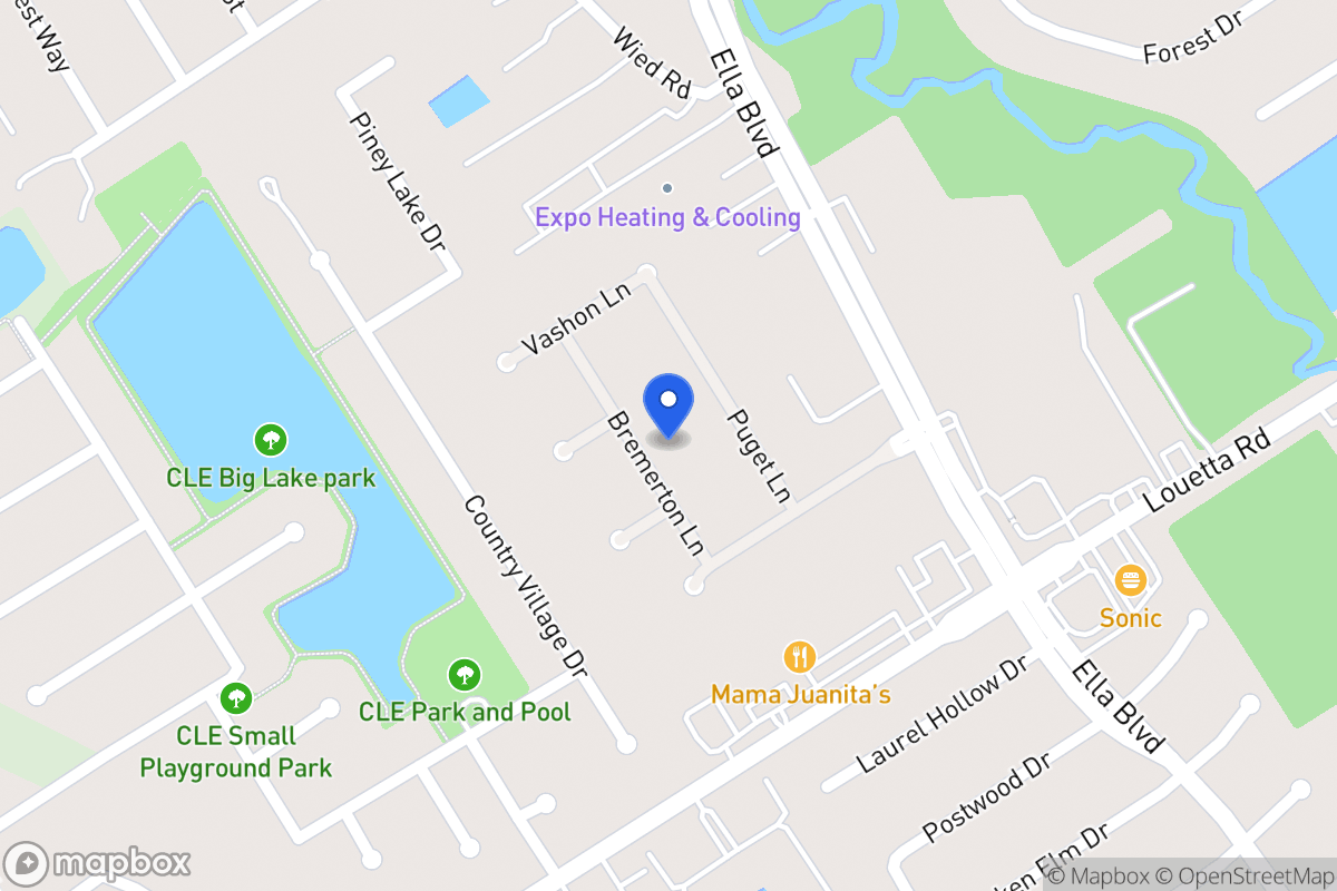 Map of 19314 Bremerton Ln, Spring
