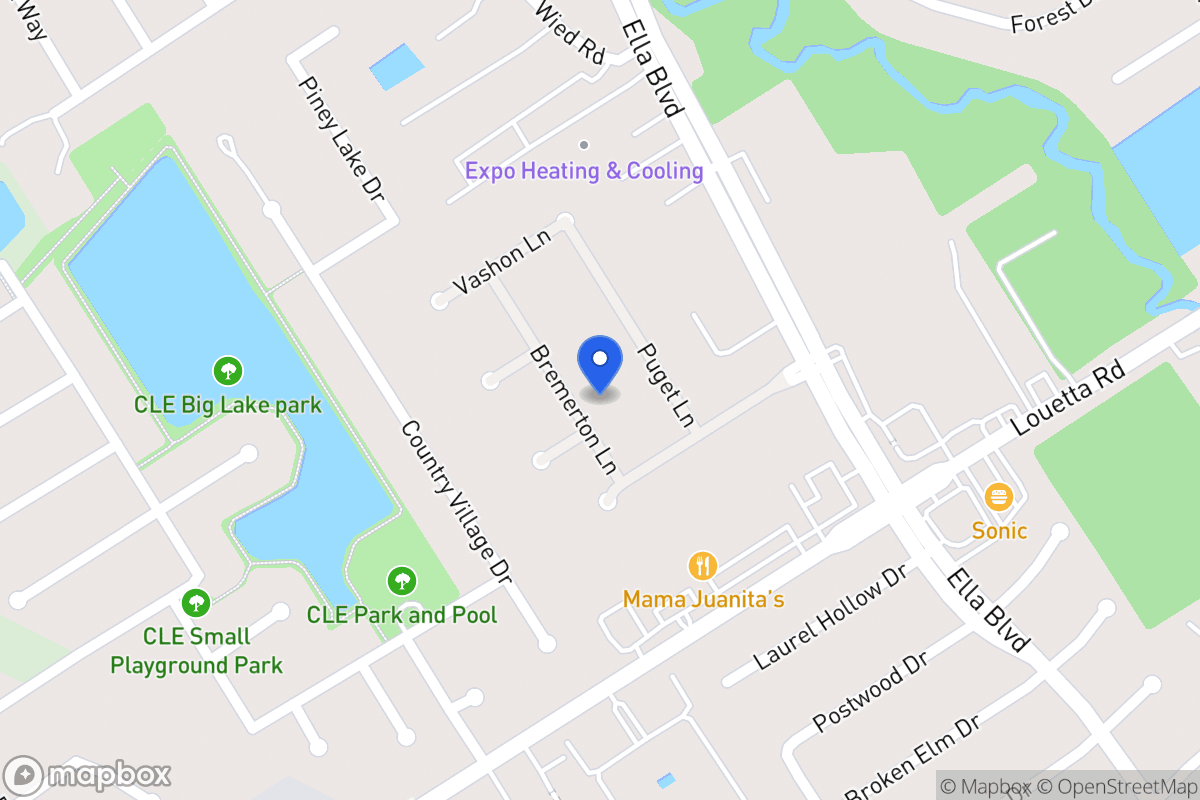 Map of 19310 Bremerton Ln, Spring