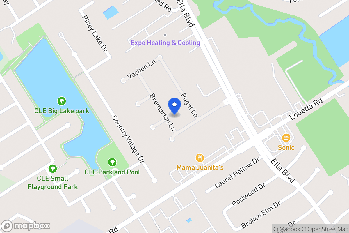 Map of 19306 Bremerton Ln, Spring