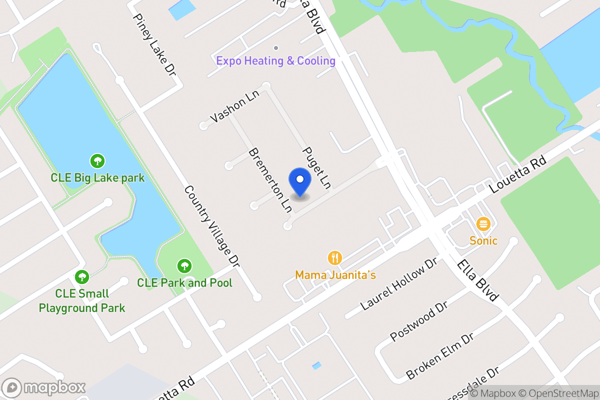 Map of 19302 Bremerton Ln, Spring