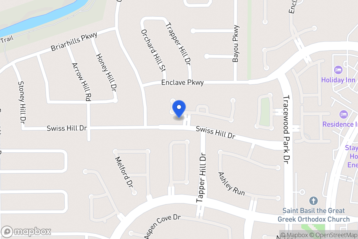 Map of 13819 Threadall Park Dr, Houston