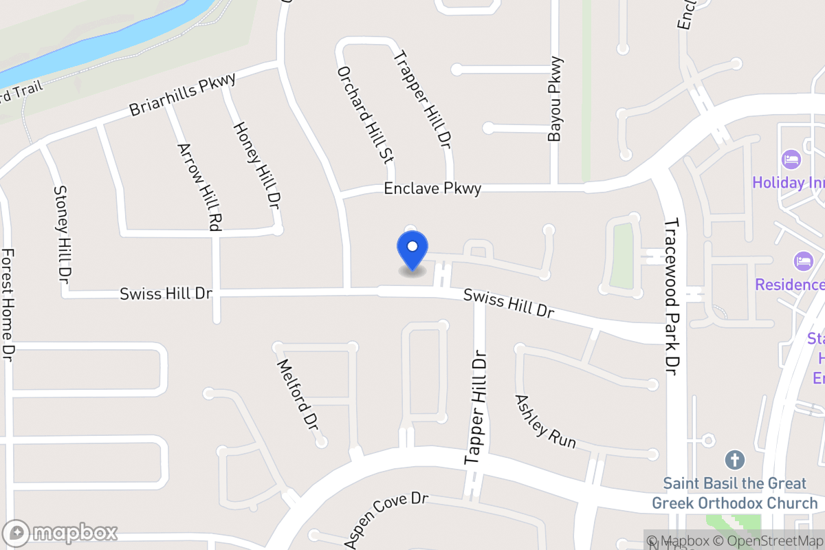 Map of 13823 Threadall Park Dr, Houston