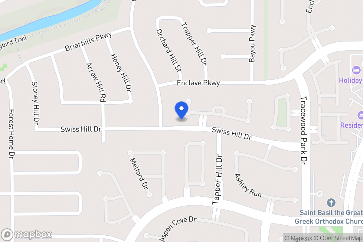 Map of 13827 Threadall Park Dr, Houston