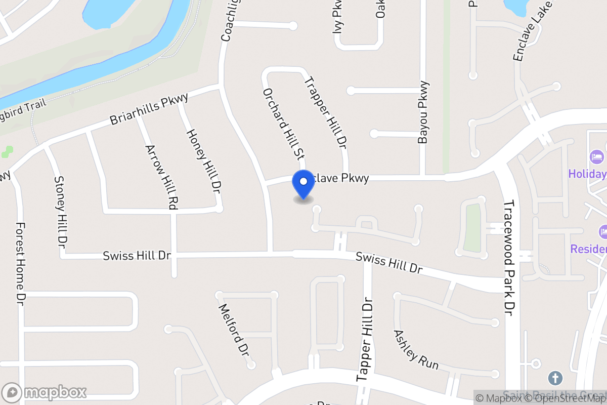Map of 1102 Ridgeburg Ct, Houston