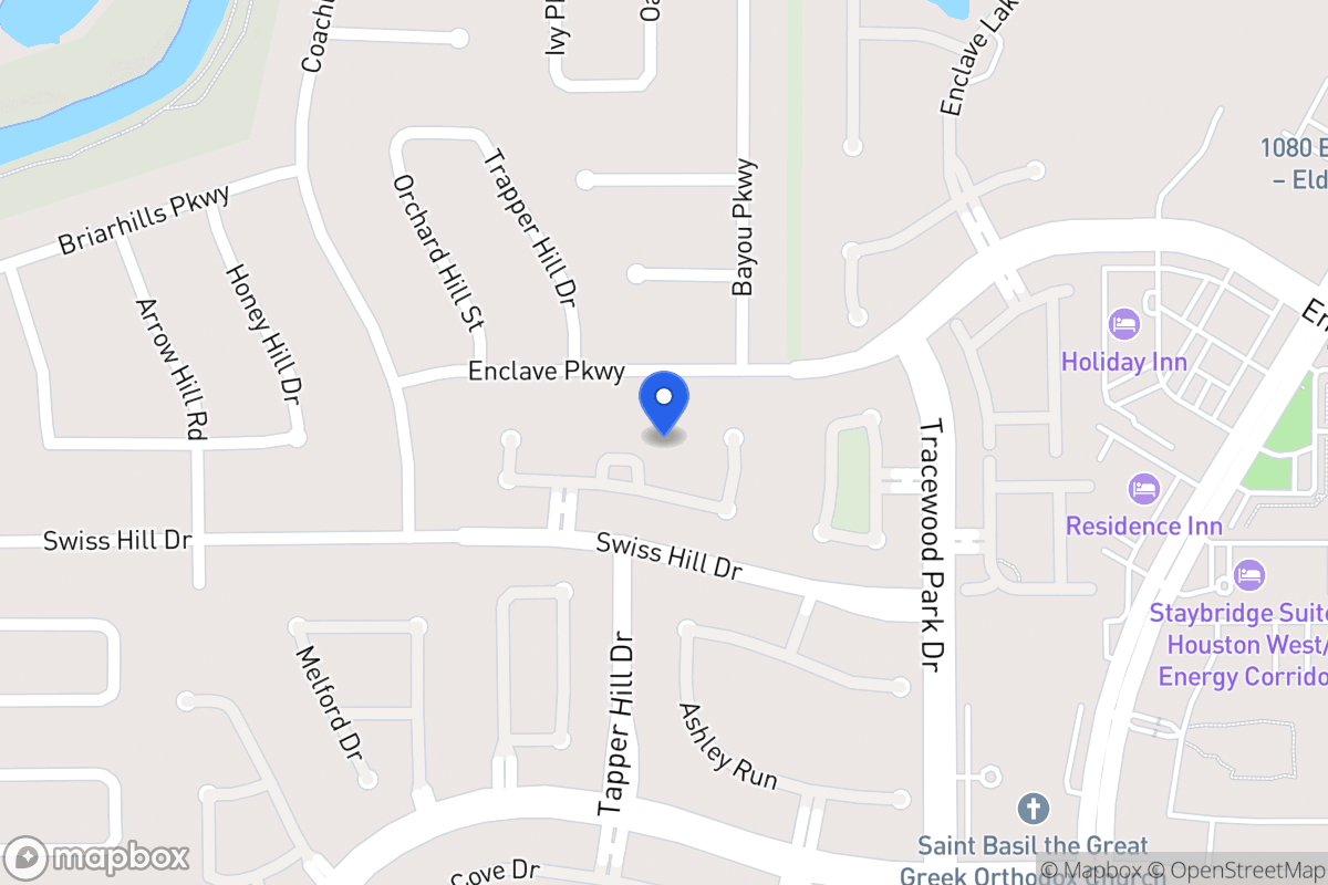 Map of 1107 Marbrook Ct, Houston