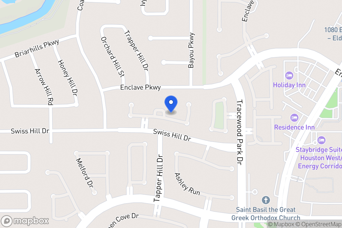 Map of 1111 Marbrook Ct, Houston