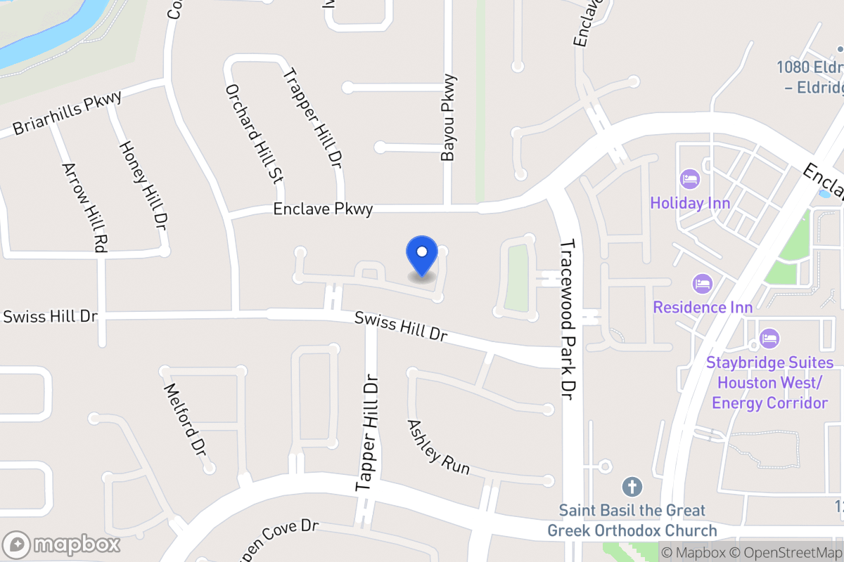 Map of 1114 Walden Hill Ct, Houston