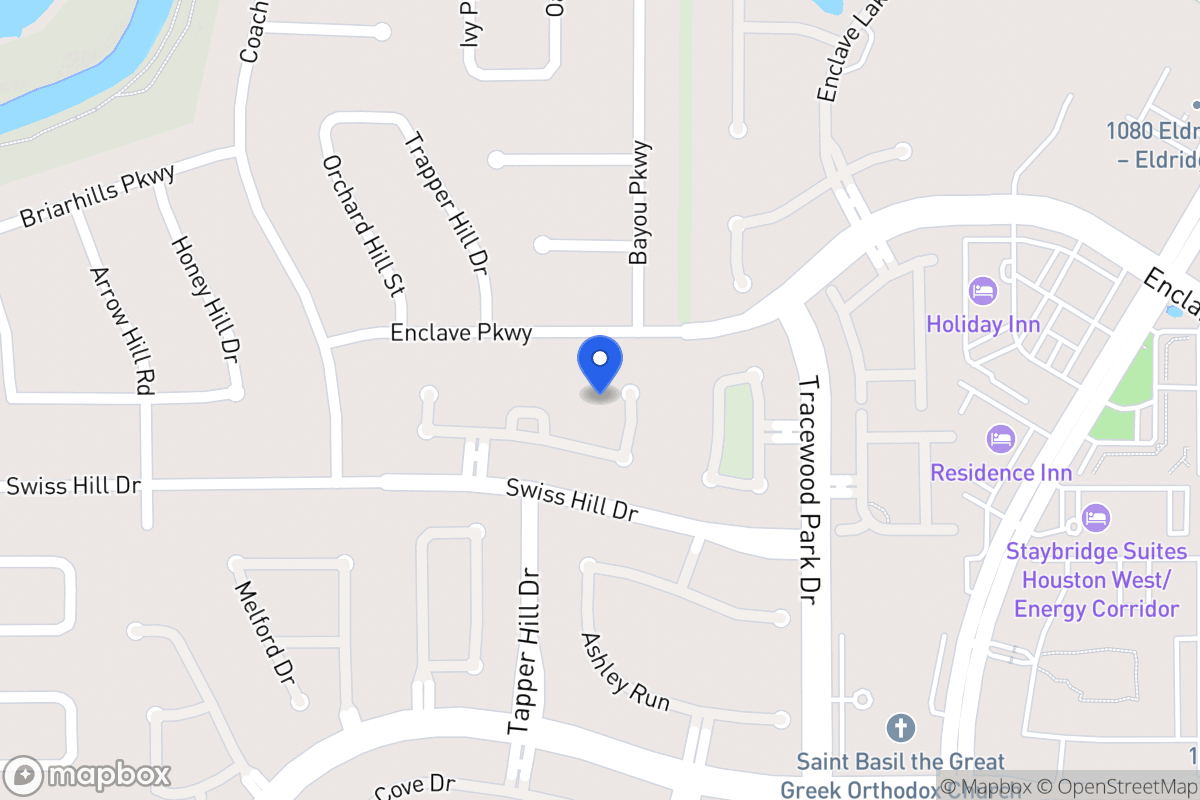 Map of 1106 Walden Hill Ct, Houston